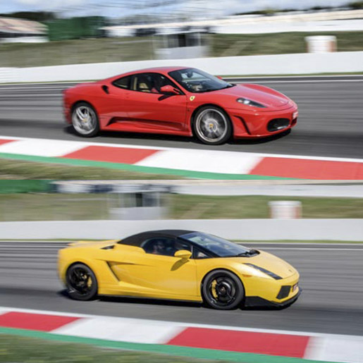 Conducir un Ferrari F430 y un Lamborghini Gallardo en circuito con LetsDriving